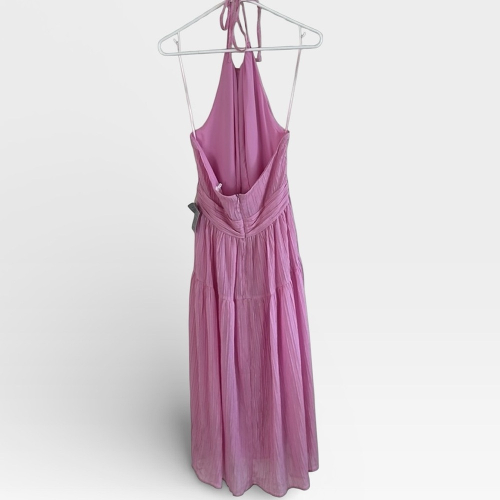 ASTR The Label Halter Neck Midi Maxi Open Back Light Pink SMALL - Picture 4 of 9
